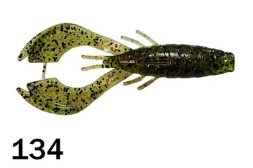 Buy 134-watermelon-red-gold-glitter BITTER'S 4.5" DADDY JITTER CRAW