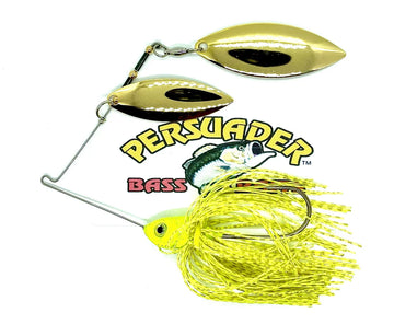 Buy chartreuse-gold-willow-willow PERSUADER PREMIUM WILLOW BLADE SPINNER BAIT
