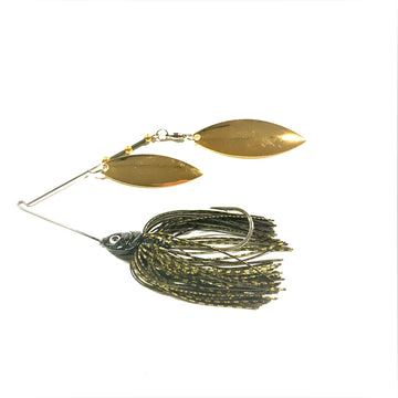 Buy black-w-gold-willow-willow PERSUADER PREMIUM WILLOW BLADE SPINNER BAIT