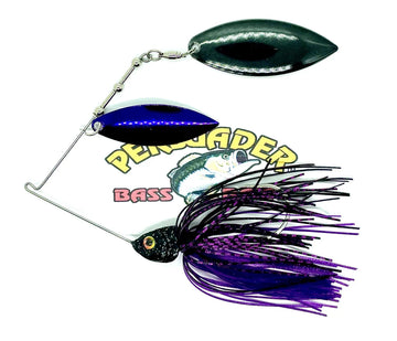 Buy black-n-purple-w-purple-black-willow-willow PERSUADER PREMIUM WILLOW BLADE SPINNER BAIT