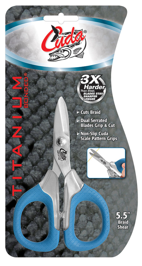 CUDA 5.5" TITANIUM BONDED LARGE BRAID SHEAR