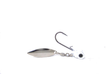 Buy snow-white-silver-blade COOLBAITS THE "DOWN UNDER" UNDERSPIN