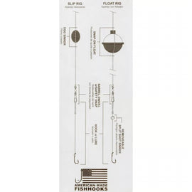 EAGLE CLAW ABERDEEN LIGHT WIRE SNELL HOOKS - 0