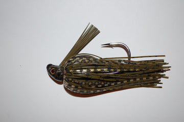 Buy green-pumpkin-gold GREENFISH TACKLE SWIM JIG