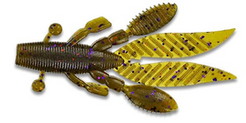 Buy green-pumpkin-purple-copper-330 YAMAMOTO FLAPPIN HOG