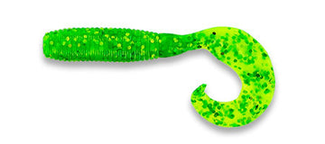Buy 169-chartreuse-large-green-chartreuse-flake YAMAMOTO SINGLE TAIL GRUBS