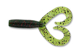 Buy 208-watermelon-black-red-flake YAMAMOTO DOUBLE TAIL GRUB