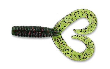 Buy 208-watermelon-black-red-flake YAMAMOTO DOUBLE TAIL GRUB