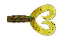 Buy green-pumpkin-large-green-purple-flake YAMAMOTO DOUBLE TAIL GRUB