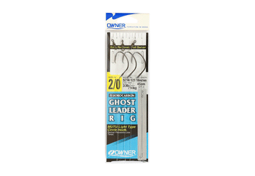 OWNER GHOST FLUOROCARBON LEADER CIRCLE HOOK RIGS