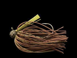 Buy green-pumpkin GREENFISH TACKLE LIVING RUBBER CRAWBALL FOOTBALL JIG