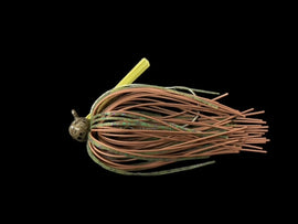 GREENFISH TACKLE LIVING RUBBER CRAWBALL FOOTBALL JIG - 0