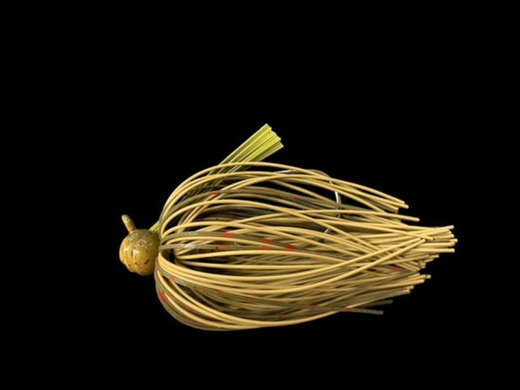 GREENFISH TACKLE LIVING RUBBER CRAWBALL FOOTBALL JIG