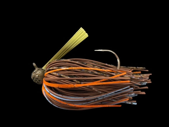 GREENFISH TACKLE LIVING RUBBER CRAWBALL FOOTBALL JIG