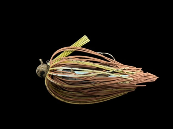 GREENFISH TACKLE LIVING RUBBER CRAWBALL FOOTBALL JIG