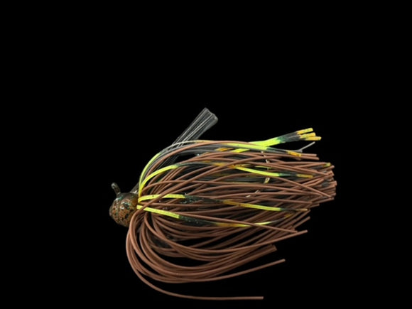 GREENFISH TACKLE LIVING RUBBER CRAWBALL FOOTBALL JIG