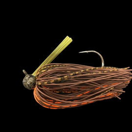 Buy pumpkin-orange GREENFISH TACKLE LIVING RUBBER CRAWBALL FOOTBALL JIG