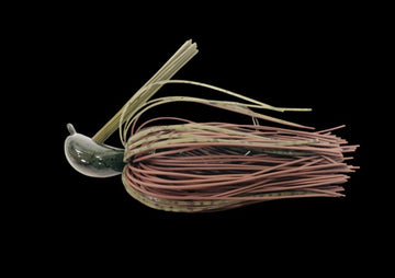 Buy green-pumpkin GREENFISH TACKLE LITTLE RUBBER JIG