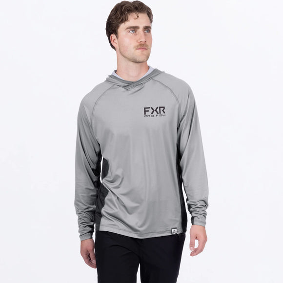 FXR PRO FISH MEN'S DERBY AIR UPF PULLOVER HOODIE