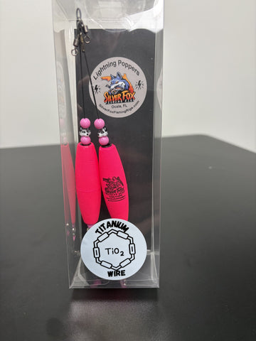 Buy pink SILVER FOX TITANIUM THUNDER POPPING CORKS