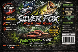 SILVER FOX NIGHTCRAWLER FISH ATTRACTANT  2OZ SPRAY BOTTLE