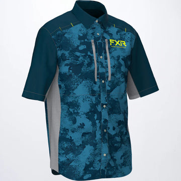 FXR PRO FISH MENS CAST PERFORMANCE UPF SHORT SLEEVE