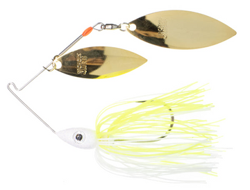 Buy white-and-chartreuse NICHOLS LURES PULSATOR GOLD RUSH