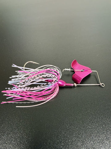 Buy pink-pink-blade BRAZALO SKIRTED WEE WHACKER BUZZBAITS