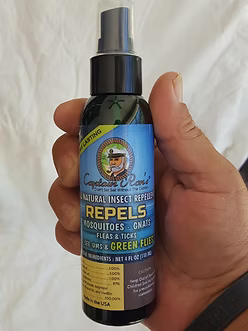 CAPTAIN RON'S ALL NATURAL INSECT REPELLANT 4OZ BOTTLE