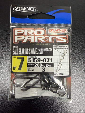 OWNER BALL BEARING SWIVEL WITH COASTLOCK SNAP - 0