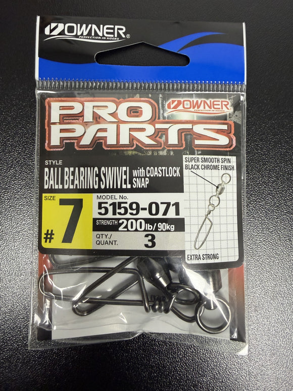 OWNER BALL BEARING SWIVEL WITH COASTLOCK SNAP