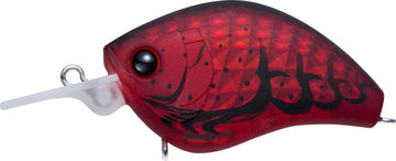 Buy matte-translucent-red-crawfish YO-ZURI 3DR-X FLAT CRANK