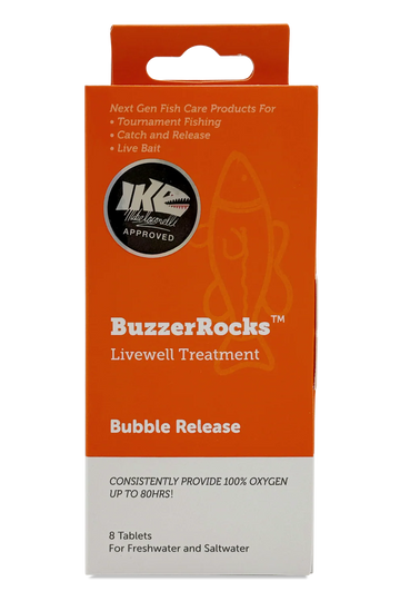 BUZZERROCKS LIVEWELL TREATMENT BUBBLE REALEASE