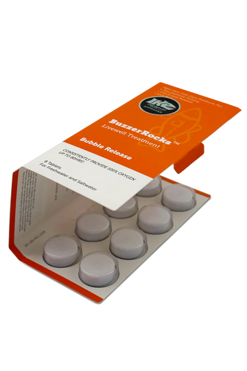 BUZZERROCKS LIVEWELL TREATMENT BUBBLE REALEASE - 0