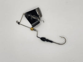 Buy black-w-black-blade BRAZALO CUSTOM LURES BUSHWHACKER BUZZBAIT