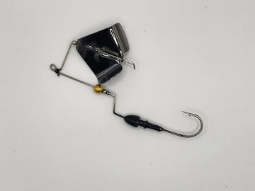 Buy black-w-black-blade BRAZALO CUSTOM LURES BUSHWHACKER BUZZBAIT