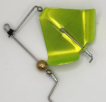 Buy black-w-chartreuse-blade BRAZALO CUSTOM LURES BUSHWHACKER BUZZBAIT