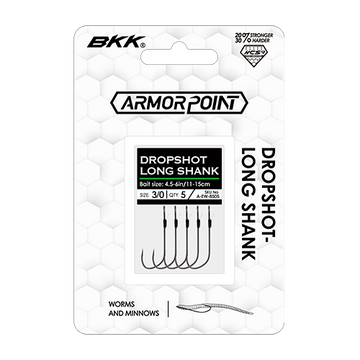 BKK ARMOR POINT DROPSHOT LONG SHANK HOOK