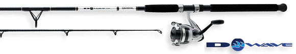 DAIWA D-WAVE SALTWATER COMBOS W/ FIBERGLASS ROD