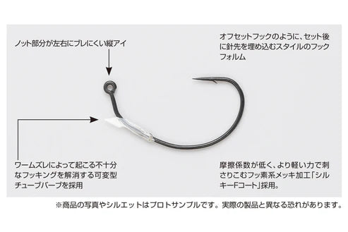 DECOY WORM128 NK HOOK