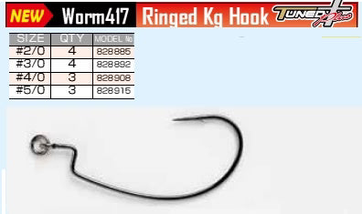 DECOY WORM417 RINGED KG HOOK