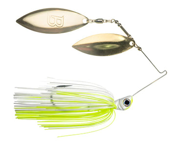 Buy chartreuse-white BIZZ BAITS BIZZ BLADE DOUBLE WILLOW