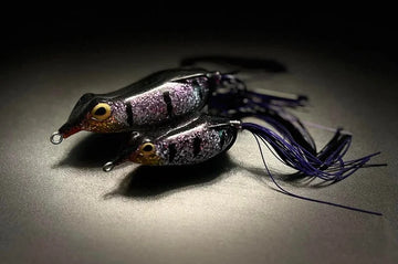Buy purple-shad COPPER RED BAITS WAVE FROG