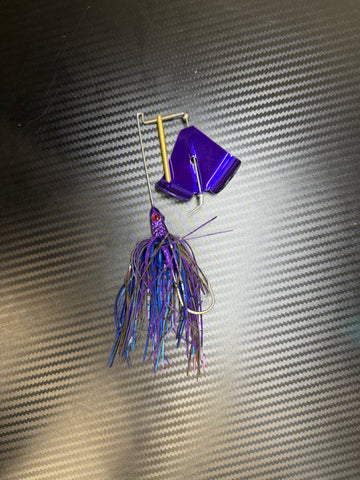 Buy 19-bluegill-purple FAST EDDIE FISHING ZOMBIE BUZZBAITS