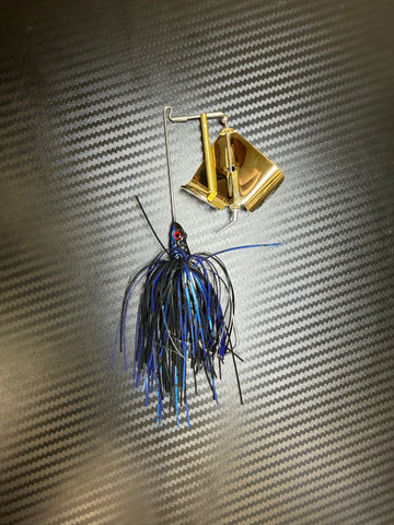 Buy 15-black-blue-gold FAST EDDIE FISHING ZOMBIE BUZZBAITS