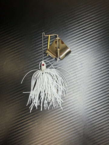 Buy 3-white-silver FAST EDDIE FISHING ZOMBIE BUZZBAITS