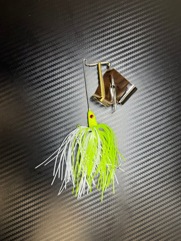 Buy 2-chartreuse-white FAST EDDIE FISHING ZOMBIE BUZZBAITS