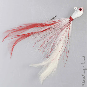 Buy bleeding-shad JENKO FISHING BIG WIG MAGNUM HAIR JIG