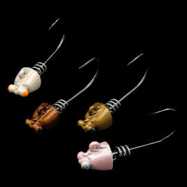 NLBN 3" SHRIMP JIG HEADS