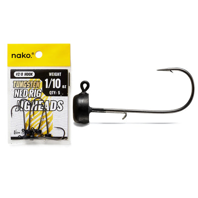NAKO TUNGSTEN NED RIG JIG HEADS
